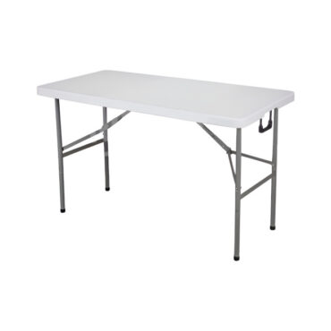 4ft Fold in half Plastic Trestle Table