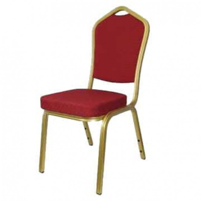 Aluminium Emperor Banqueting Chair Red