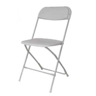 Samson Plastic Folding Chair White