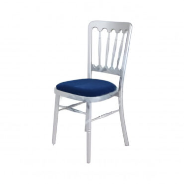 Cheltenham Banqueting Chair Silver | Wooden Stacking Chair | Wedding Chair