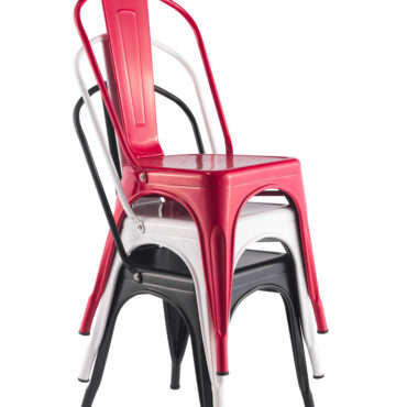 Tolix Chairs Stacked