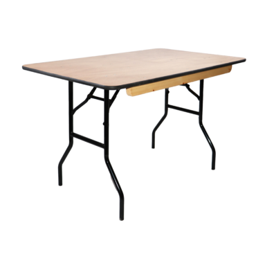 4ft Trestle Table Wooden